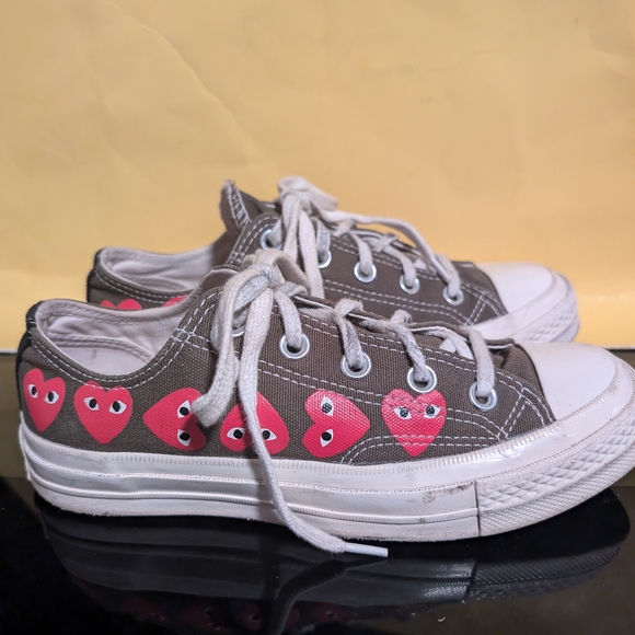 Women's Converse Chucks Comme Des Garson Play Size 6 - Picture 1 of 12